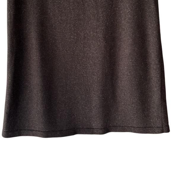 J JILL | NWOT SILK & COTTON BLEND PULL-ON SKIRT WALNUT BROWN TWEED | SMALL - Picture 4 of 7